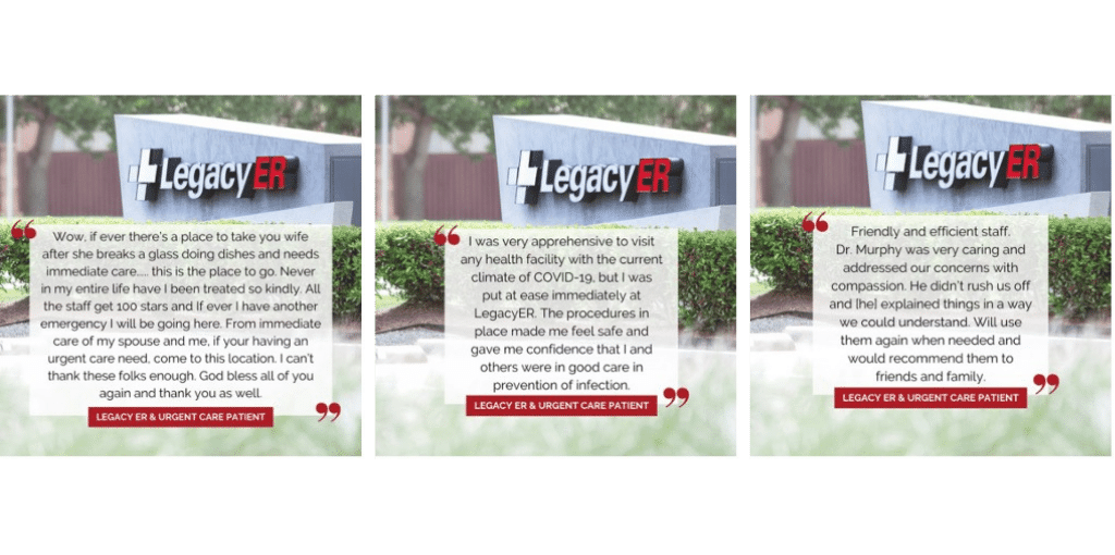 Legacy ER & Urgent Care Reviews