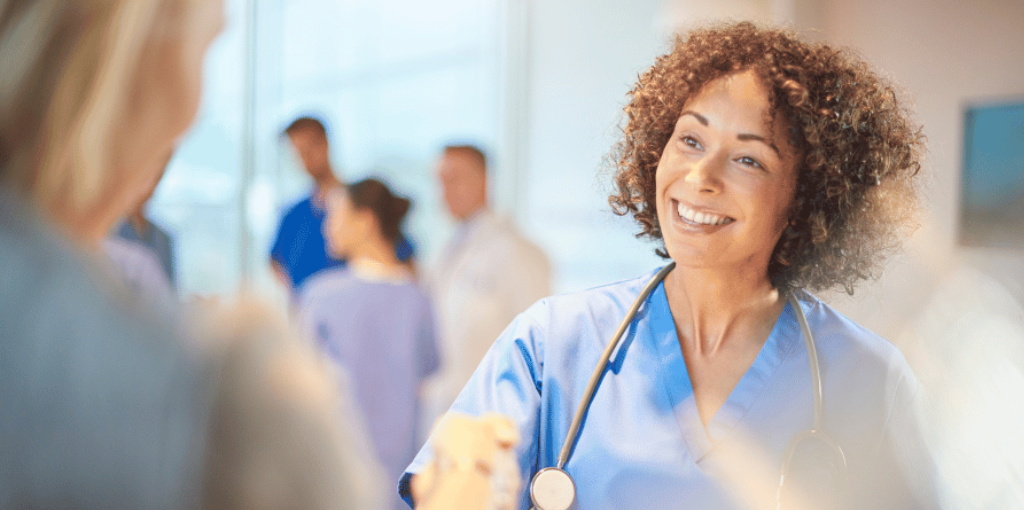 Doctor shaking patient’s hand